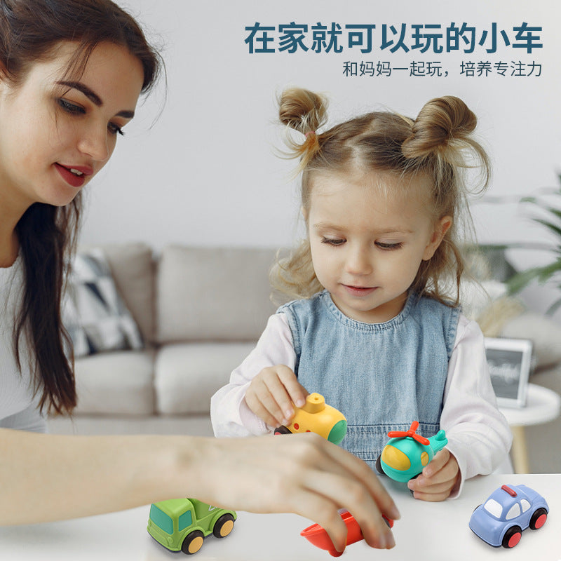 Wholesale Drop resistant Mini Q-Version Inertial Power Children's Cartoon Toy